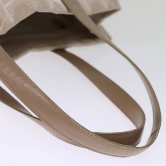 CHANEL New Travel Line Tote Bag Nylon Beige CC Auth bs14728 - Picture 7 of 16